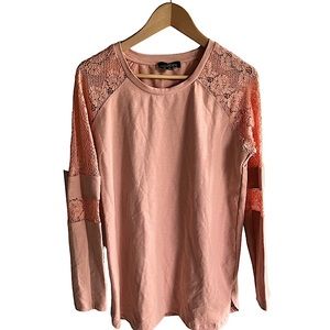 Suzanne Betro long Sleeve Lace Top
